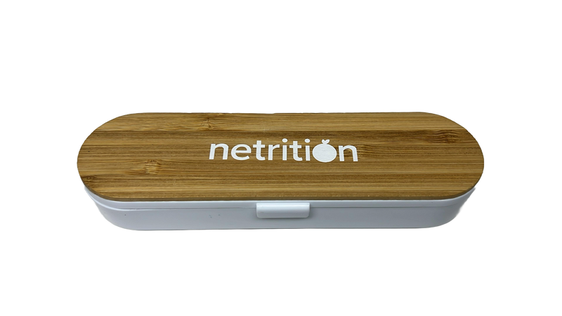 Cutlery Set with Bamboo Cover by Netrition