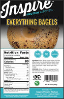 Inspire Protein Kitchen Bagels by Bariatric Eating, 10oz (284g)