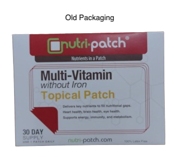 NutriPatch Multivitamin without Iron