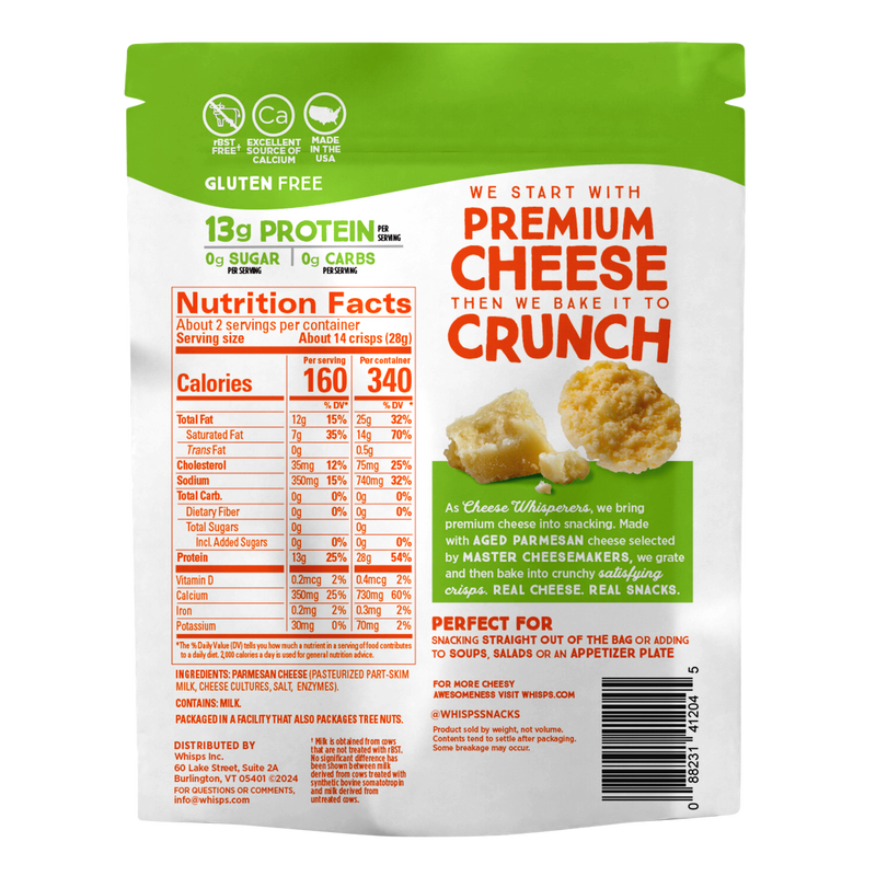 Whisps Cheese Crisps, 2.12 oz