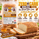 ThinSlim Foods Honey Zero Net Carb Bread with 14 grams of protein and 14 grams of fiber per two slices. 45 calories per slice.