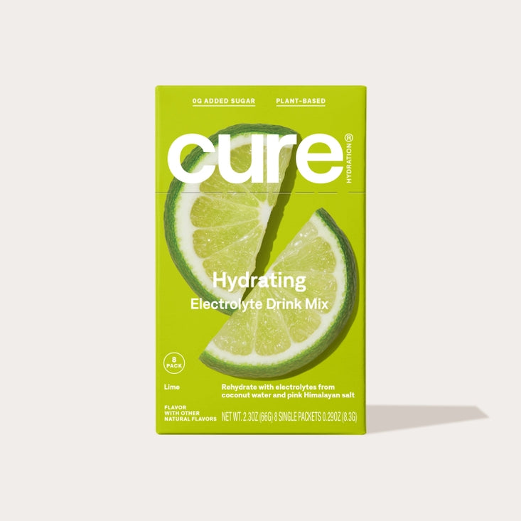 Cure Hydration Electrolyte Drink Mix, 8ct
