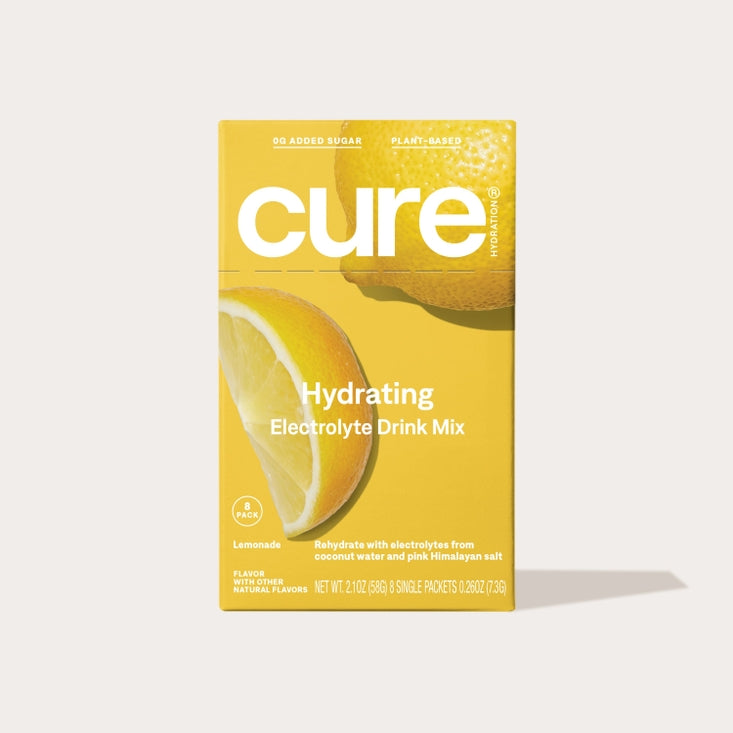 Cure Hydration Electrolyte Drink Mix, 8ct