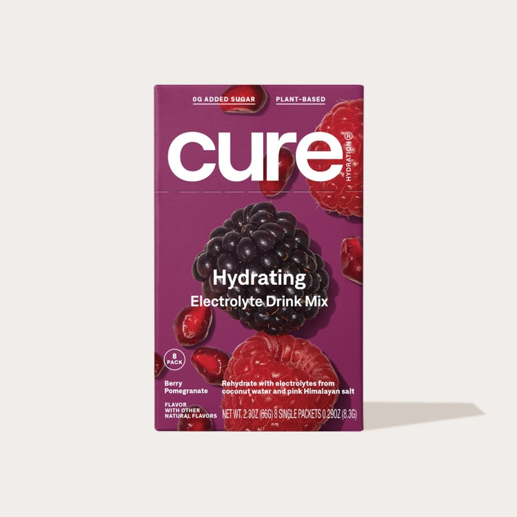 Cure Hydration Electrolyte Drink Mix, 8ct