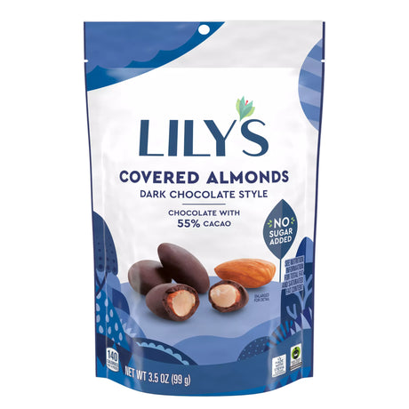 Amandes enrobées de Lily - Chocolat noir / 100 g