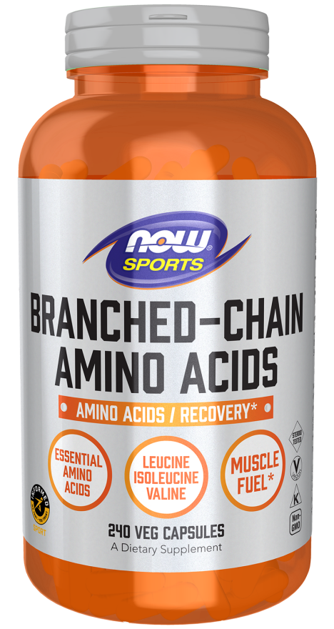 NOW Branched Chain Amino Acids - 240 Veg Capsules