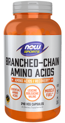 NOW Branched Chain Amino Acids - 240 Veg Capsules