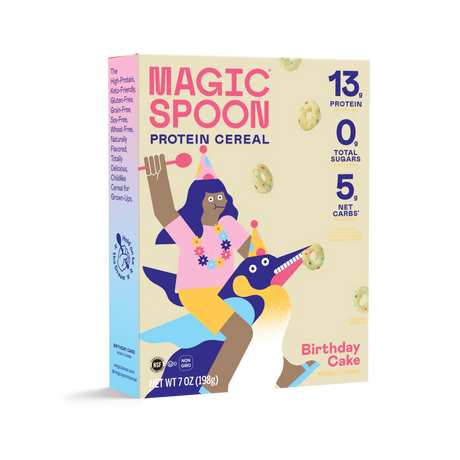 Céréales protéinées Magic Spoon, 200 g - Gâteau d'anniversaire