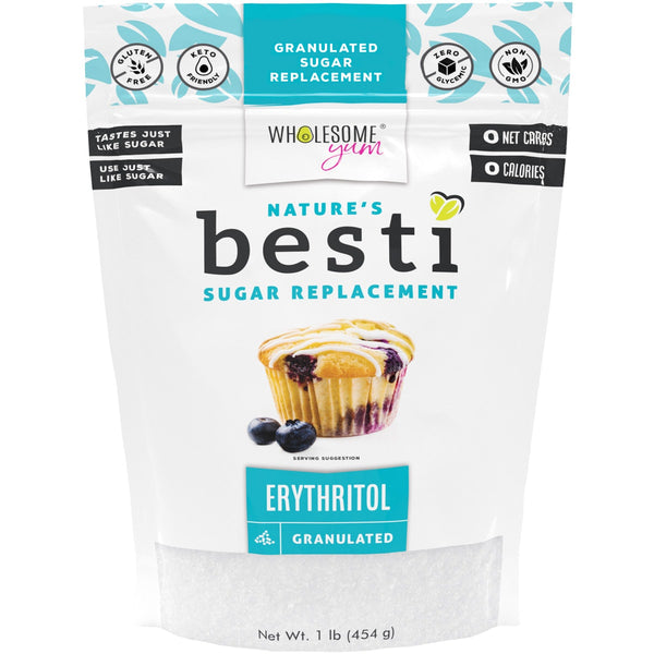 Wholesome Yum Erythritol Sweetener - Granulated