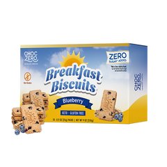 ChocZero Breakfast Biscuits, Blueberry, 9 oz