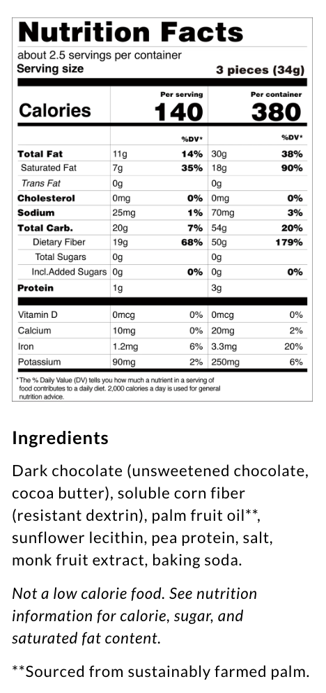 ChocZero Keto Bark 3.2oz