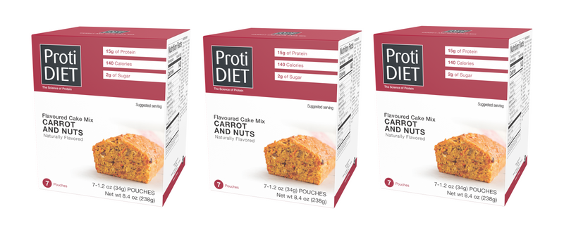 Proti Diet 15g Protein Cake - Carrot & Nuts