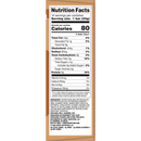 A nutrition facts label displays detailed information about a protein bar, including serving size, calories, and nutrient content such as fats, carbohydrates, and protein.
