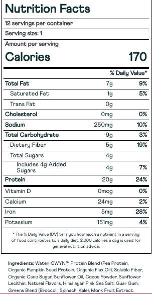 OWYN Plant-Based Protein Shake 20g
