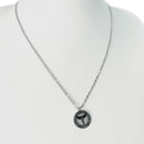 Gastric Surgery Medical Alert Necklace with Dual-Engraved Pendant and Caduceus Charm by BariatricPal