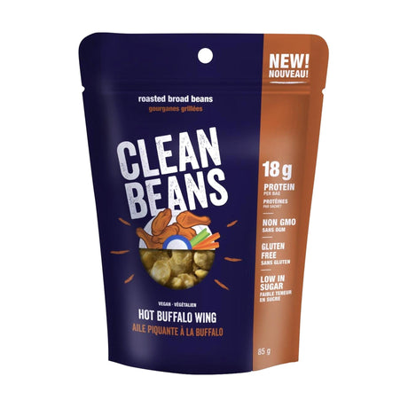 Habas Tostadas Clean Beans - Alitas de búfalo picantes (LIQUIDACIÓN: Consumir preferentemente antes del 7 de septiembre de 2026)