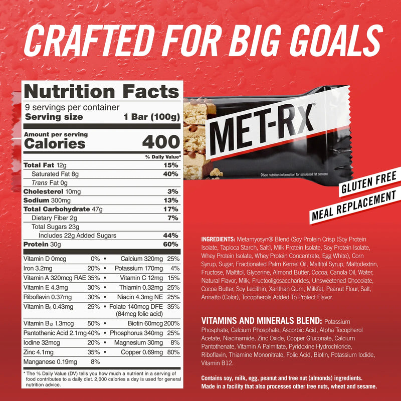 MET-Rx BIG 100 Food Bars by MET-Rx