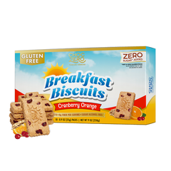 ChocZero Breakfast Biscuits, Cranberry Orange, 9 oz