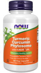 NOW Turmeric Curcumin Phytosome 60 veg capsules