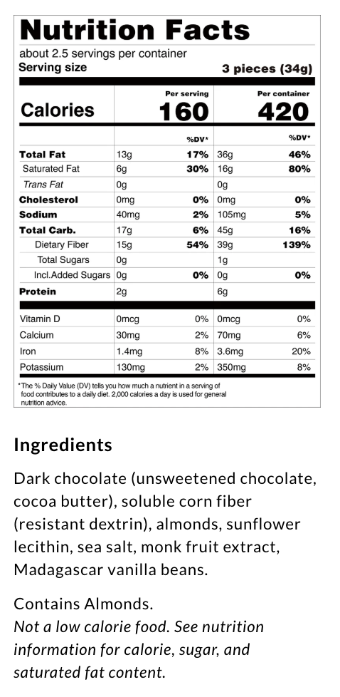ChocZero Keto Bark 3.2oz