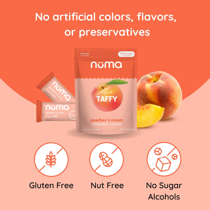 Numa Foods Good-For-You Taffies, 3.3 oz