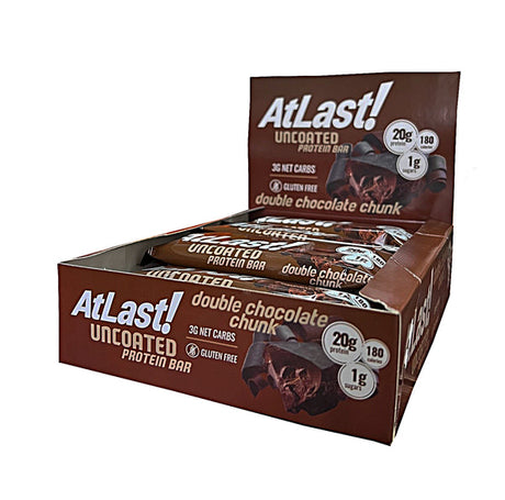 Healthsmart enfin ! Barres protéinées non enrobées - 12 mesures / Double Choco Pépites