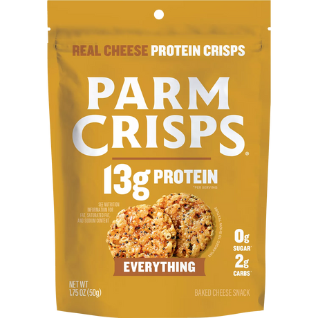 ParmCrisps Chips de parmesan cuites au four - Le monde en petites bouchées / 50 g (1,75 oz)