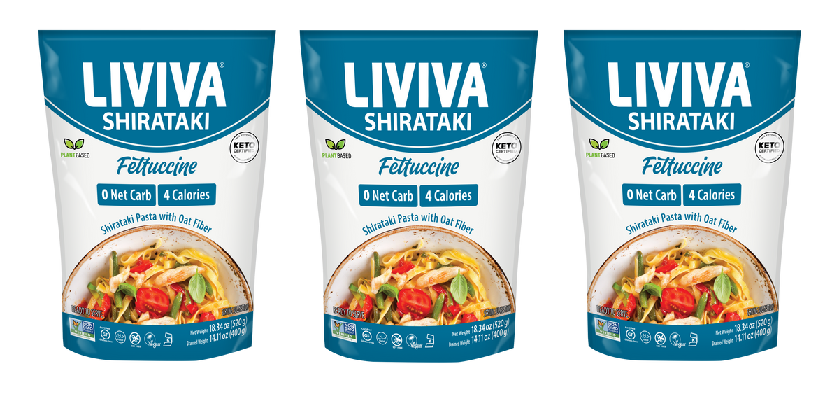 Liviva Organic Shirataki Pasta with Oat Fiber, oz by Liviva
