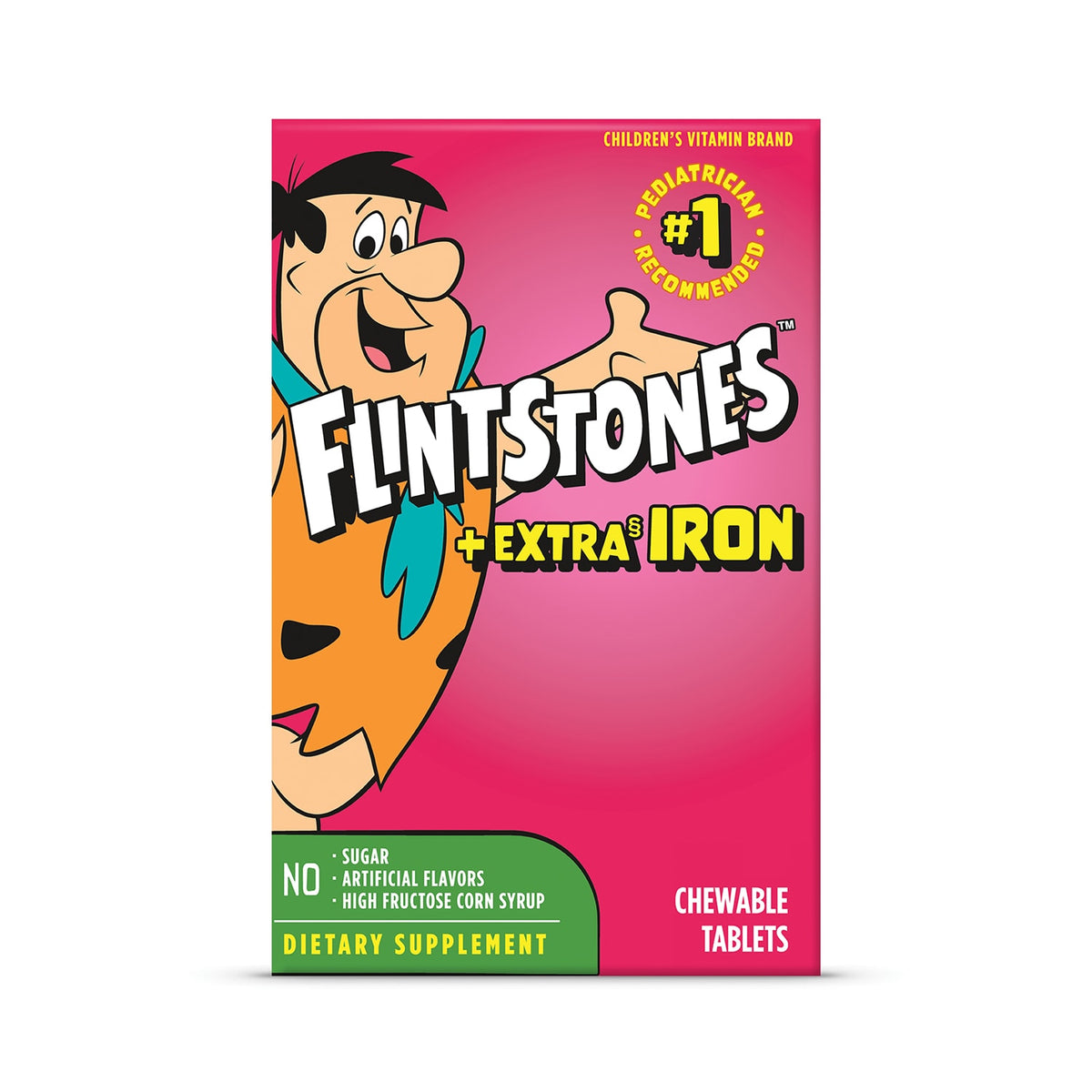 Flintstones Plus Extra Iron Chewables Multivitamin by Flintstones Exclusive Offer at 15.49 on Netrition