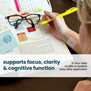 PatchAid Focus + Clarity Patches with B vitamins, zinc, magnesium, omega-3s, ginkgo biloba, ginseng and 5-HTP. 