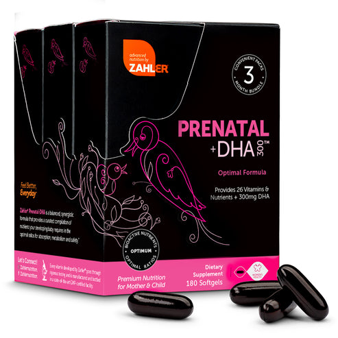 Prenatal +DHA 300 Kosher Softgels by Zahler