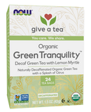 NOW Green Tranquility Tea Bags with Lemon Myrtle 24 tea bags