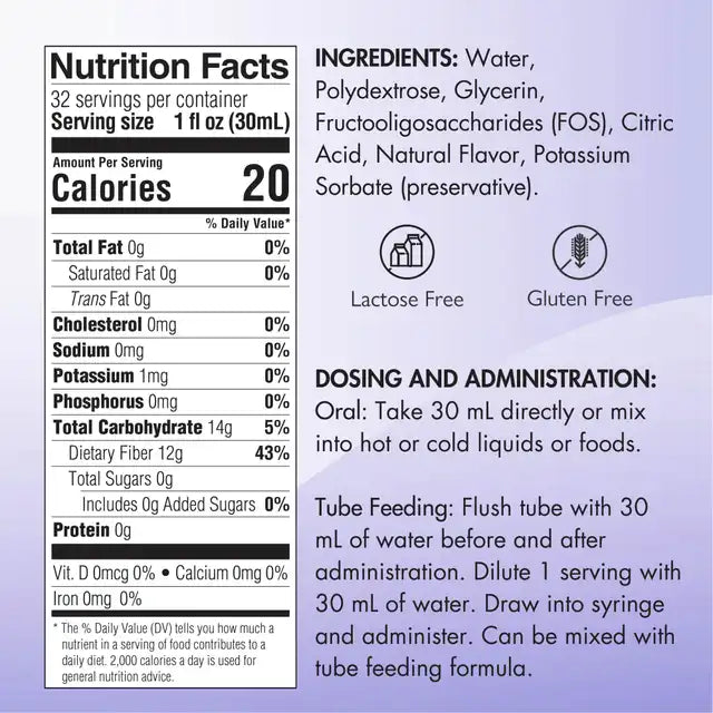 HyFiber® Liquid Fiber with FOS by Medtrition