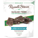 Russell Stover Sugar Free Dark Chocolate Bark - Almond & Sea Salt
