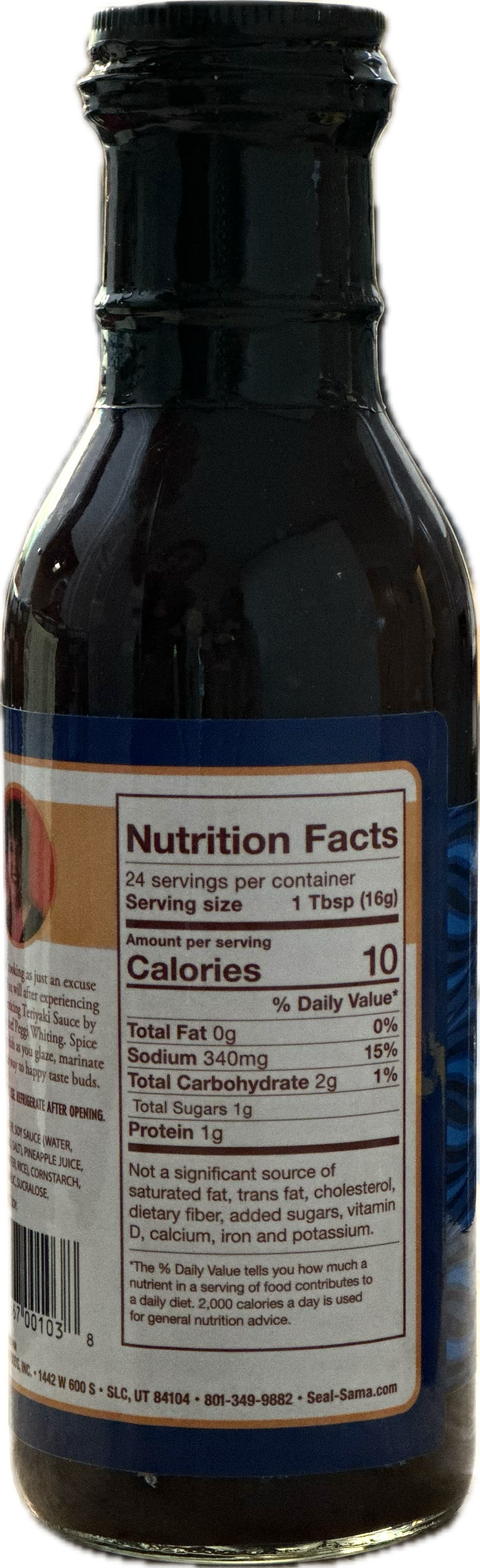 Seal Sama No Sugar Added Teriyaki Sauce 12 fl oz. by Seal Sama - Exclusive  Offer at $5.79 on Netrition