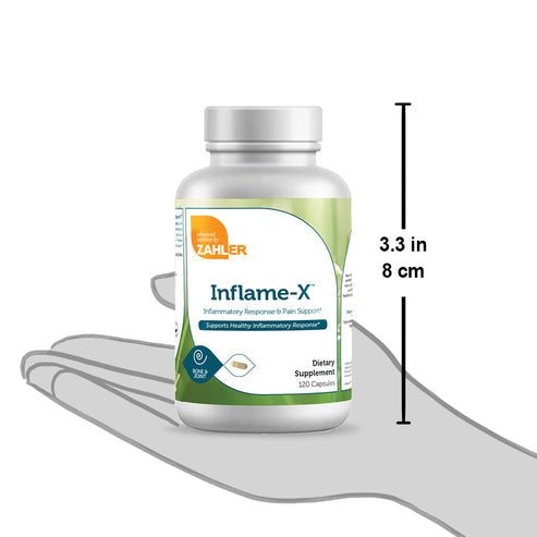 Inflame-X Kosher Capsules for Inflammatory Response & Pain Support by Zahler