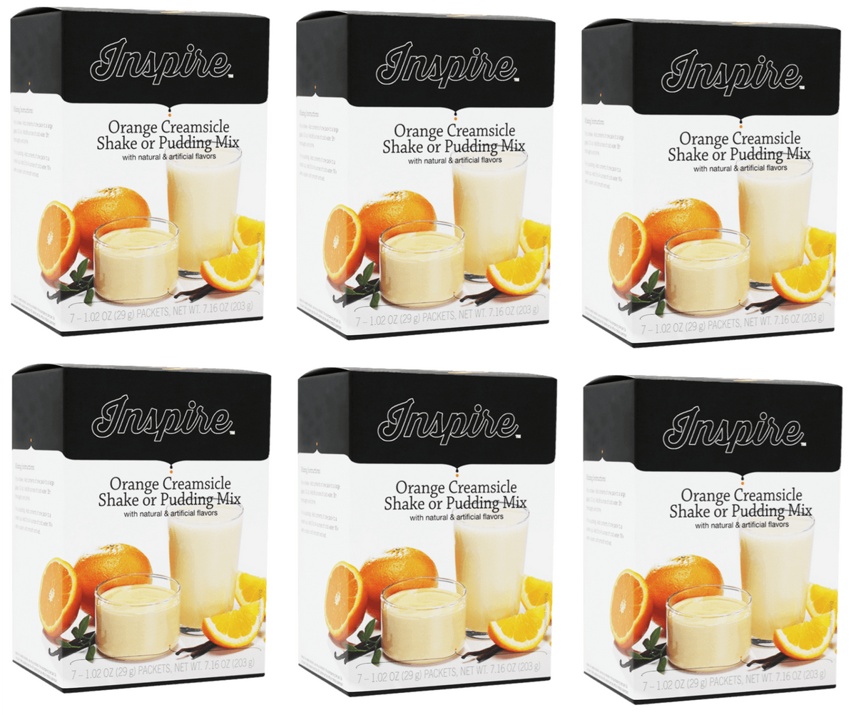 Inspire 15g Protein Shake or Pudding by Bariatric Eating - Orange