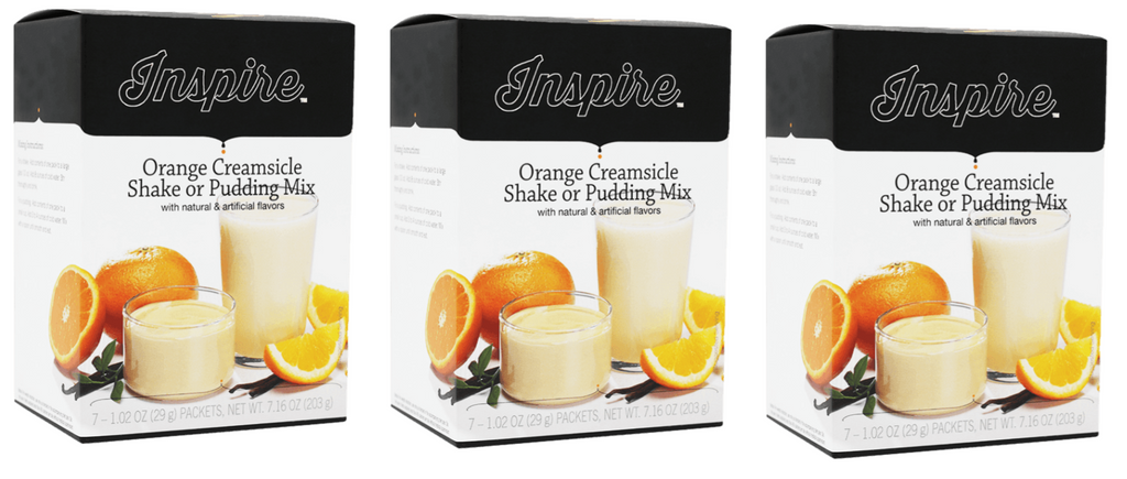 sa_pipipiクリームとブースターセット Inspire 15g Protein Shake or Pudding by Bariatric Eating - Orange