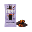Artisan Crafted Dark Chocolate Aloha Caramel Bar by Krack'd Snacks - Coconut Caramel with California Almonds