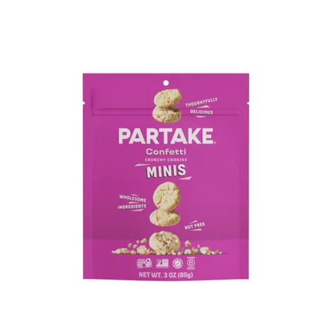 Partake Vegan & Gluten-Free Mini Cookies, 3 oz