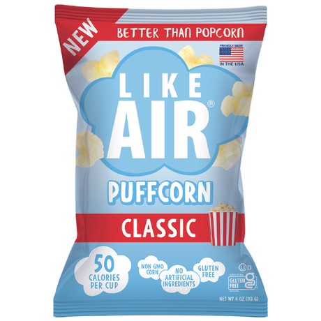 Como Air Gluten Free Palomitas de Maíz Hinchadas - Clásico 4 oz