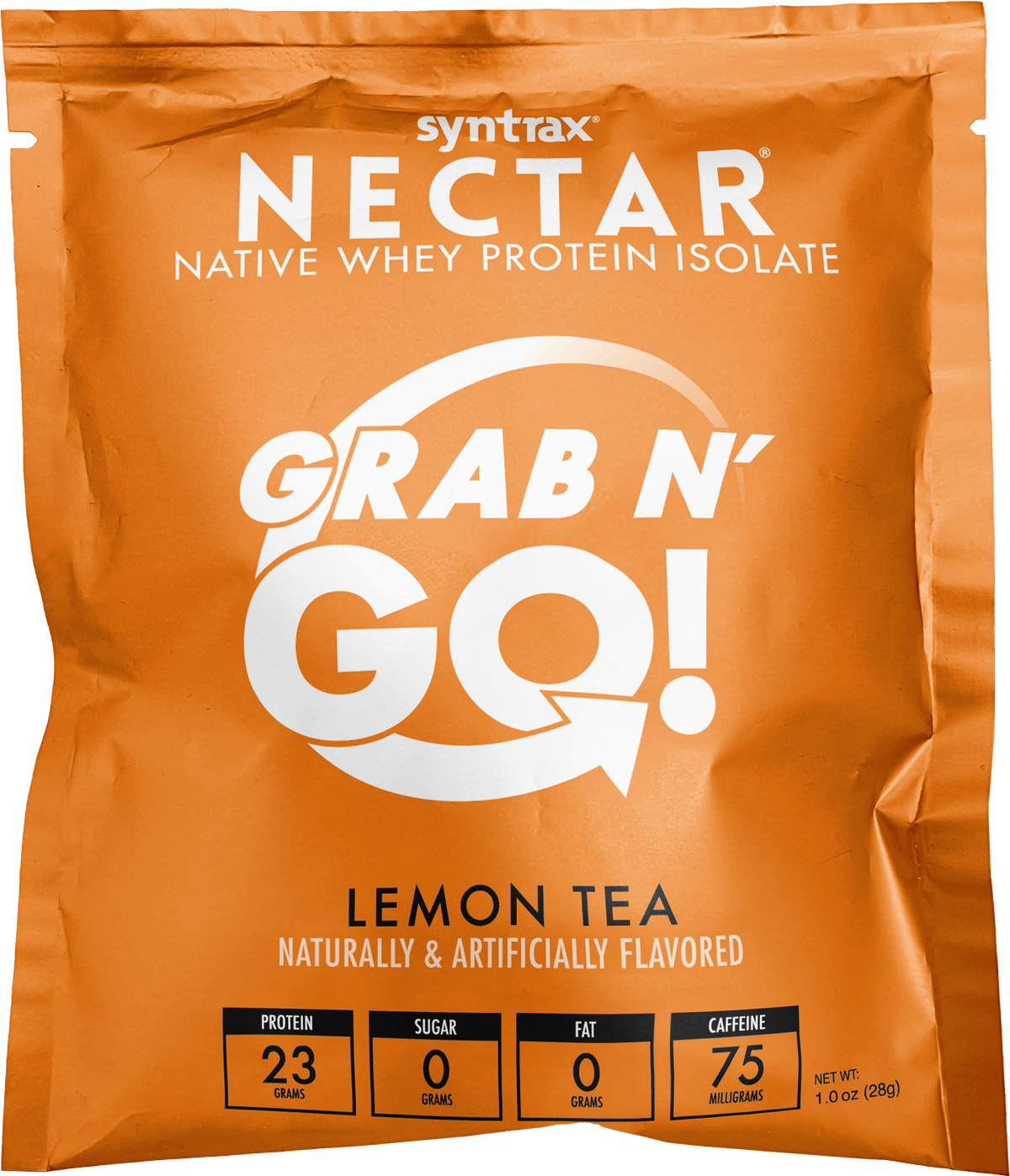 Syntrax Nectar Protein Powder Grab N' Go Box - Lemon Tea by