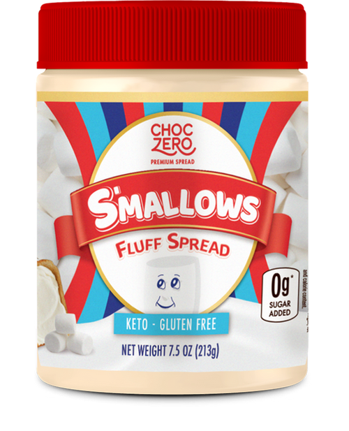 ChocZero S'mallows Marshmallow Fluff Spread. 7.5 oz by ChocZero