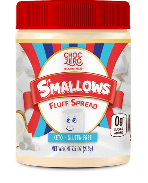 ChocZero S'mallows Marshmallow Fluff Spread. 7.5 oz by ChocZero