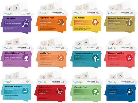 Paquete Mega de Parches de Vitaminas de PatchAid