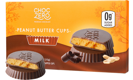ChocZero Peanut Butter Cups, 4oz - Milk Chocolate