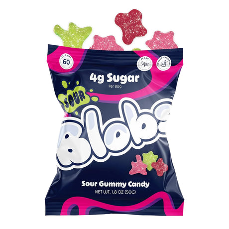 Blobs Low Sugar Gummy Candy, 1.8oz - Mixed Sour / 1 Bag