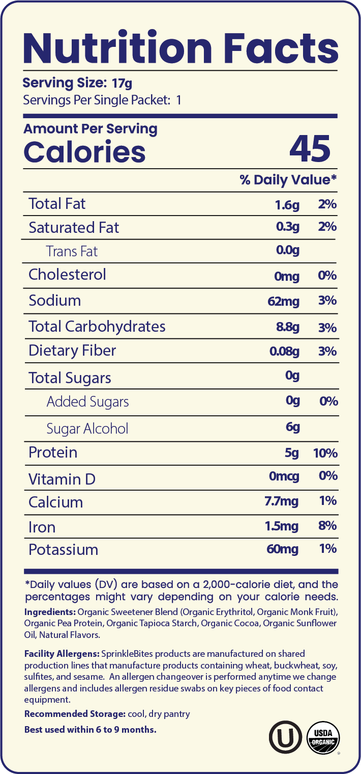 SprinkleBites Protein Super Food Sprinkles On-the-Go!