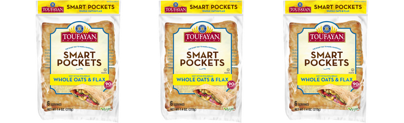 Toufayan Bakeries Smart Pockets - Whole Oats & Flax