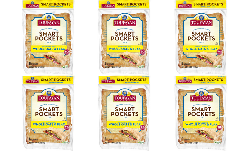 Toufayan Bakeries Smart Pockets - Whole Oats & Flax
